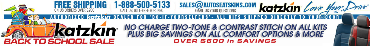 Free Shipping | Katzkin Coupon | AutoSeatSkins.com Coupons | Sales on Katzkin Leather