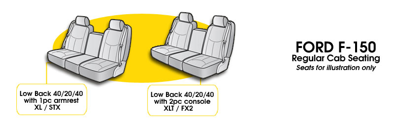 2011 - 2012 F150 Regular Cab Seats