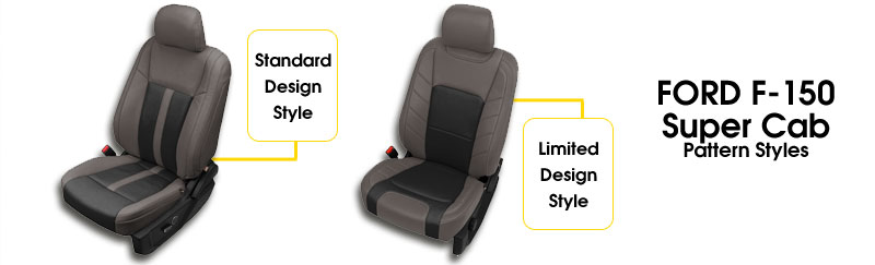 2019 - 2020 Ford F150 Super Cab XLT Seat Styles