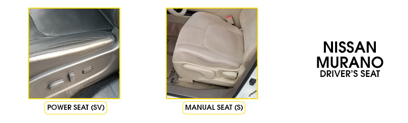 Nissan Murano Driver's Seat