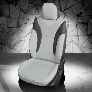 thumbnail image 2 of Full Front & Rear Leather Seat Covers Kit – For Toyota Prius 2010-2015 – Synthetic Leather, Bucket Seats 2 of 5