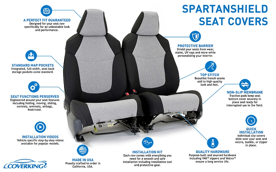 Spartanshield Auto Seat Cover, Car Seat Cover Installation Service