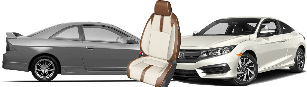 Reuphlster your Honda Civic Coupe with a Katzkin Leather