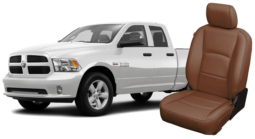 Reupholster your 2012 Ram Quad Cab seats with Katzkin Leather
