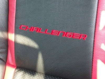 Katzkin Challenger Embroidery