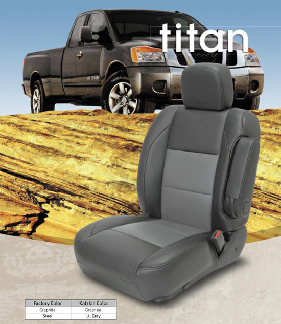 Nissan Titan Katzkin Leather Interior